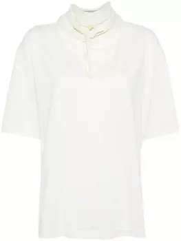 LEMAIRE футболка с завязками, белый