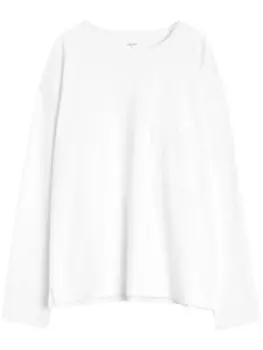 LEMAIRE футболка свободного кроя, белый
