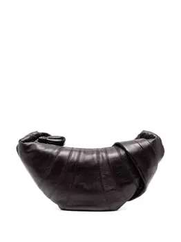 LEMAIRE маленькая сумка на плечо Croissant, коричневый