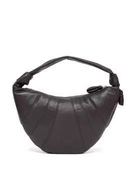 LEMAIRE маленькая сумка на плечо Croissant, коричневый