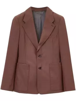 LEMAIRE однобортный пиджак, коричневый
