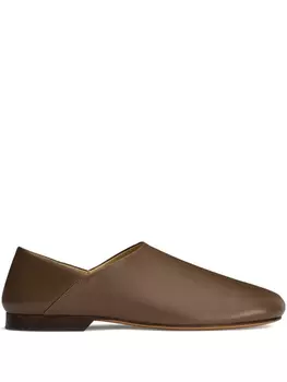 LEMAIRE однотонные слиперы, коричневый