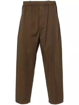 LEMAIRE прямые брюки, коричневый