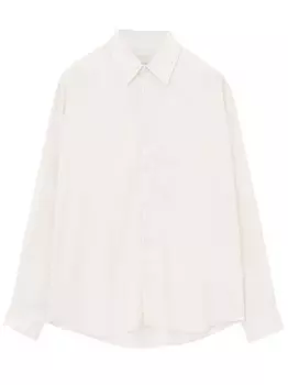 LEMAIRE рубашка поло с длинными рукавами, нейтральный цвет