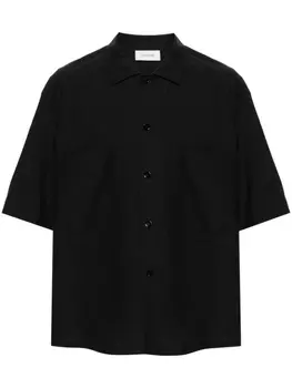 LEMAIRE рубашка с короткими рукавами, черный