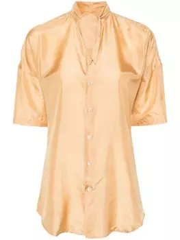 LEMAIRE рубашка с завязками, желтый