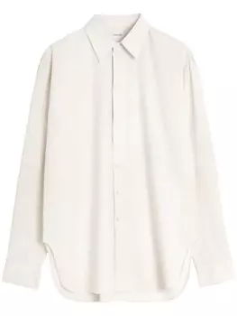 LEMAIRE рубашка Shirt With Slits, нейтральный
