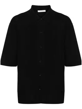 LEMAIRE рубашка тонкой вязки, черный