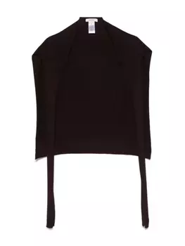 LEMAIRE шарф с эффектом тромплей, фиолетовый