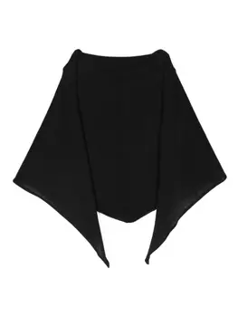 LEMAIRE шарф с рулетиками, черный