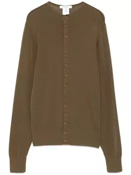LEMAIRE шерстяной кардиган, коричневый