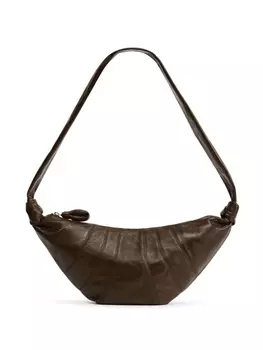 LEMAIRE сумка через плечо Croissant среднего размера, коричневый