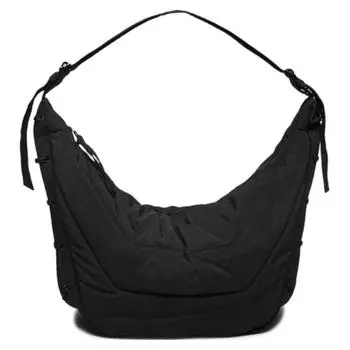Lemaire Сумка через плечо из полиамида, большой размер, унисекс, черная