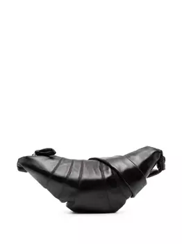 LEMAIRE сумка на плечо Croissant среднего размера, коричневый