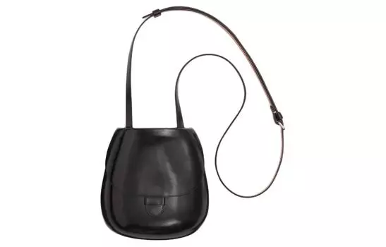 Lemaire Сумка на плечо из коровьей кожи растительного дубления, сумка-трубы, унисекс, черная