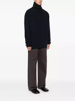 LEMAIRE свитер с высоким воротником, синий