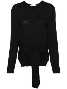 LEMAIRE свитер с завязками, серый