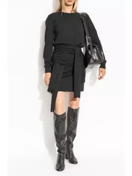 LEMAIRE трикотажная мини-юбка, серый