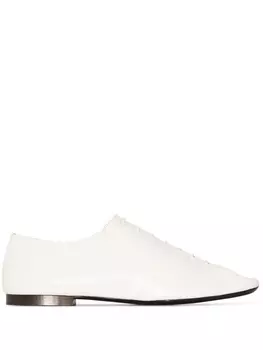 LEMAIRE туфли дерби с квадратным носком, белый