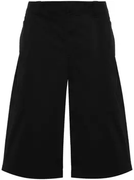 LEMAIRE твиловые шорты-бермуды, черный