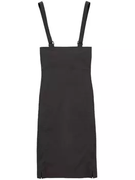 LEMAIRE юбка с ремешками, коричневый