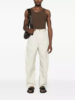 LEMAIRE зауженные брюки 3D средней посадки, серый