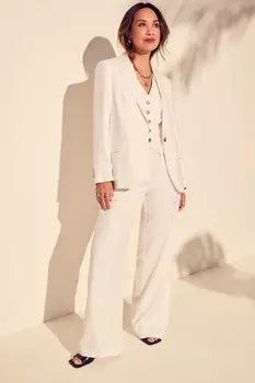 Лен блейзер Myleene Klass, белый