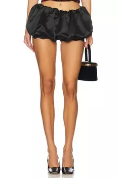 Лена пузырьковая юбка For Love & Lemons, черный