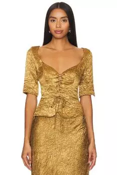 Лена топ Usisi Sister, золотой