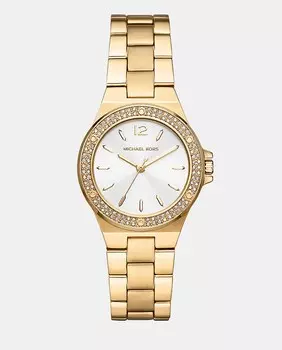 Lennox MK7278 женские часы из золотой стали Michael Kors, белый