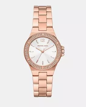 Lennox MK7279 розовые женские часы из стали Michael Kors, белый