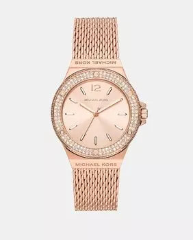 Lennox MK7336 розовые женские часы из стали Michael Kors, розовый