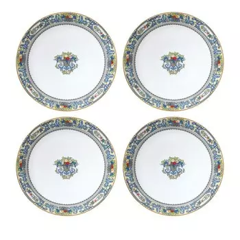 Lenox Autumn, белая тарелка для салата, набор из 4 шт, белый