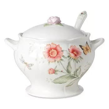 Lenox Butterfly Meadow, набор из 2 супниц и половника, мультиколор