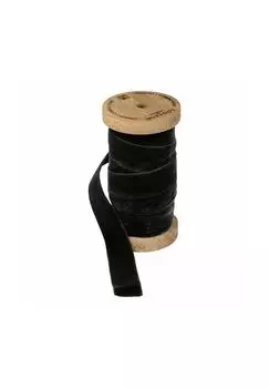 Лента бархатная Андарис черная Loberon, черный