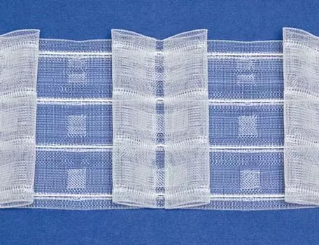 Лента для штор rewagi 5 метров - стоячие складки, аксессуары для штор - ширина: 100 мм L016 bandex, прозрачный