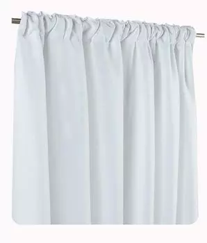 Лента для штор с рюшами белая Emotion 1100х175 см, вуаль прозрачная Haus und Deko, белый