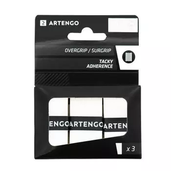 Лента для захвата Tennis Tacky Overgrip, 3 шт., красная ARTENGO, красный
