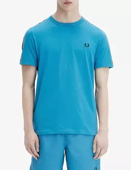 Лента-футболка Fred Perry, светло-голубой