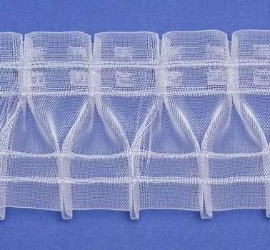 Лента римская штора с люверсами в полоску серая ШxВ 100x130см, включая крючки для рулонной шторы. bandex, прозрачный