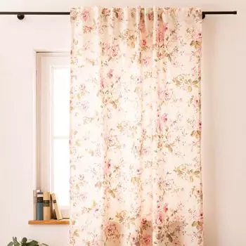 Лента-утяжелитель для штор Neutex с люверсами Allure В x Ш 245 x 140 см кремовый Schner-Leben, розовый