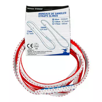 Ленточный строп Simond 10мм 60см, красный / белый