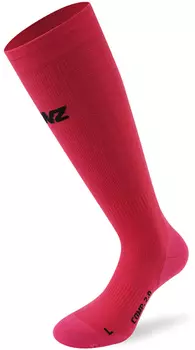 Носки Lenz Compression 2.0 Merino, розовые