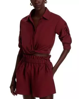 Лео Поплин Рубашка A.L.C., красный