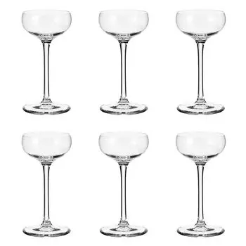 LEONARDO 061645 Чаша для ликера Cheers, стеклянная, 75 мл, высота 13,5 см, прозрачная (6 шт. в упаковке), прозрачный
