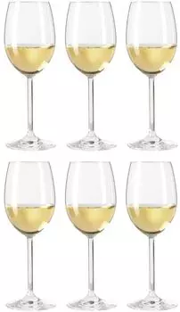 Leonardo 063315 Набор бокалов для белого вина Daily 6 предметов, прозрачный