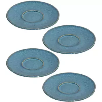 LEONARDO блюдце «Матера», (набор, 4 шт.), керамика, 11 см, цвет blau