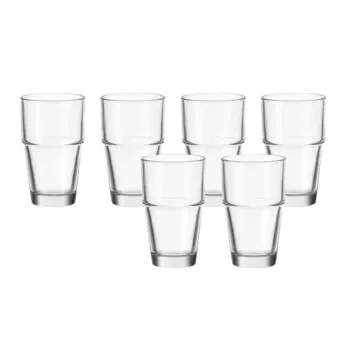 LEONARDO Solo, Прозрачный, Стакан, Круглый, 1 шт, прозрачный, 370 мл