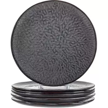 LEONARDO Тарелки «Матера», (набор, 6 шт.), 27 см, антрацит