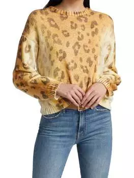 Леопардовый свитер Mother Cream graphic